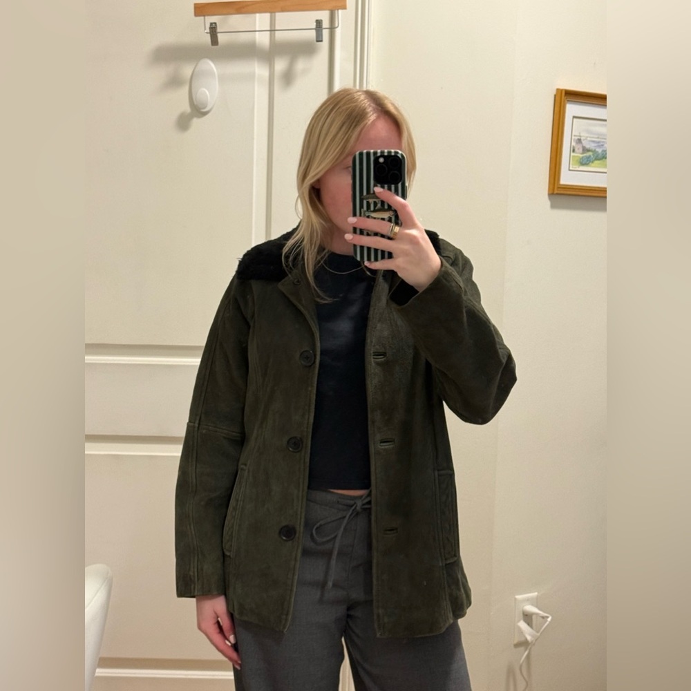Green Suede Jacket